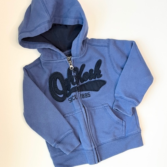 Kids Osh Kosh Brand Classic Zip Up Hoodie - Picture 1 of 5